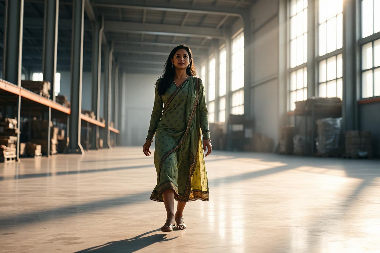 The ops floor in Okhla she now runs.